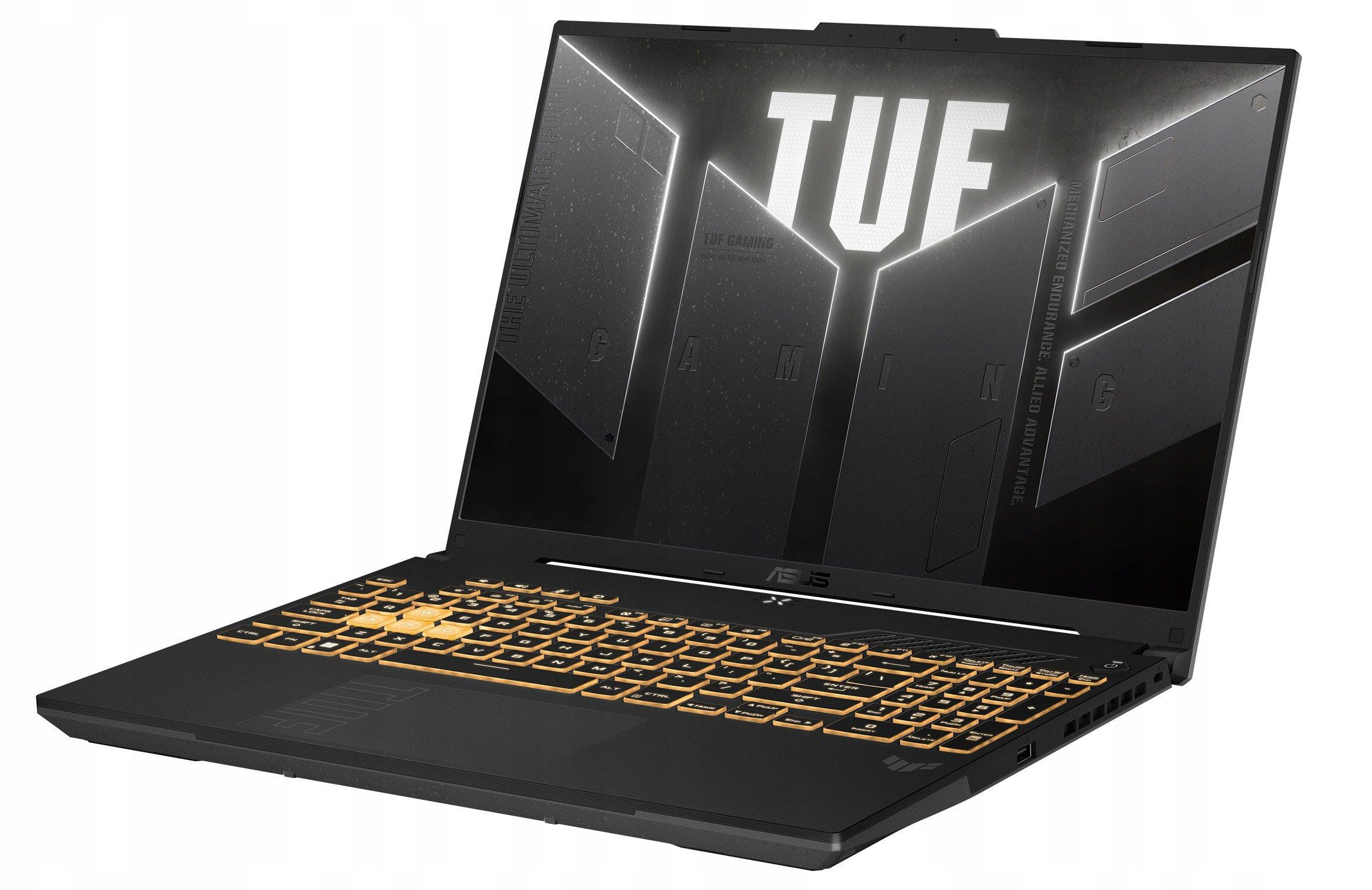 ASUS TUF Gaming F16 FX607VU-I5085 Core 5 210H 16.0"FHD+ 144Hz Value IPS-level 300nits AG 8GB DDR5 SSD512 GeForce RTX 4050_6GB WLAN+BT LAN Cam720p 56WHrs NoOS Mecha Gray - zdjęcie 4