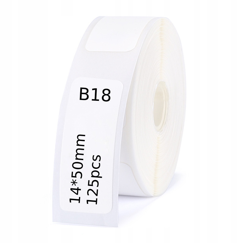 Etykiety termiczne Niimbot T14*50-125 White - zdjęcie 1