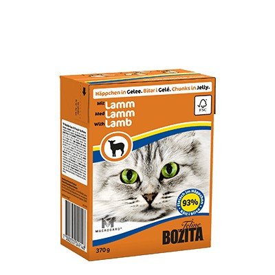 BOZITA Jagnięcina w galaretce - mokra karma dla kota - 370g - zdjęcie 1