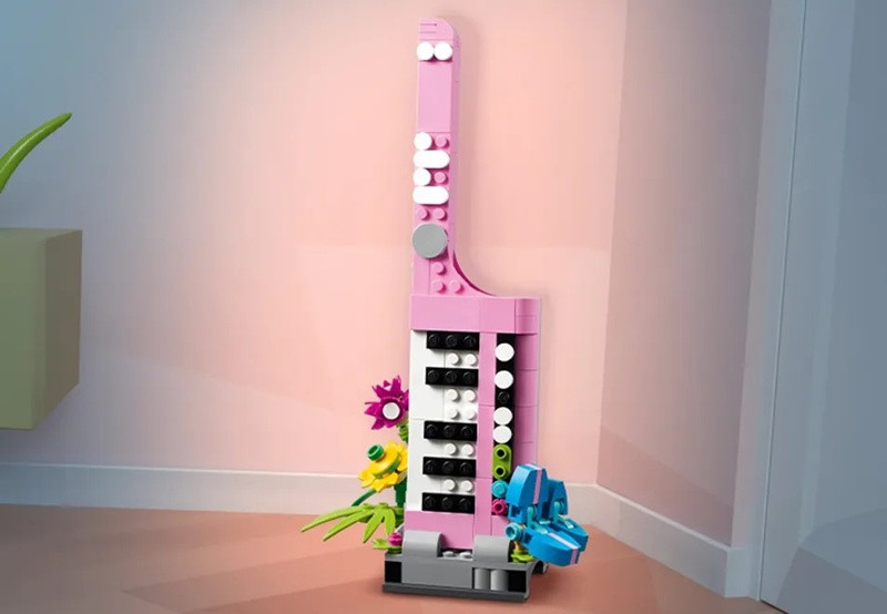 LEGO CREATOR 3w1 31169 Maszyna do pisania z kwiatami - zdjęcie 4