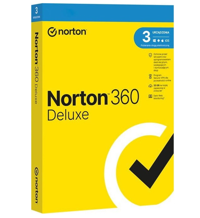 Norton 360 Deluxe 3D/36M ESD - zdjęcie 1