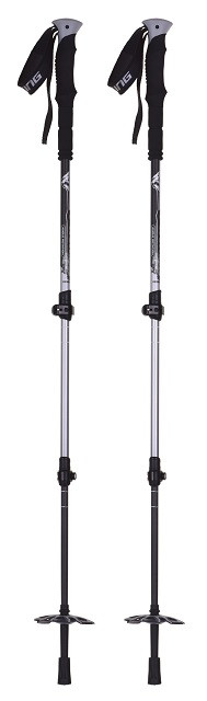 Kije Viking Vario Tour Skitouring 65-135 cm czarno/szare - zdjęcie 1