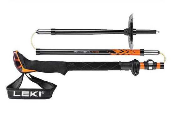 Kije skitourowe / trekkingowe LEKI Sherpa FX Carbon Strong 120-140 cm - zdjęcie 1