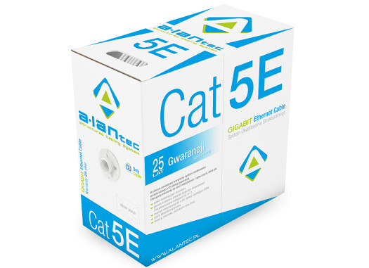 ALANTEC UTP kabel 4PR kat.5e PVC 305m - zdjęcie 1