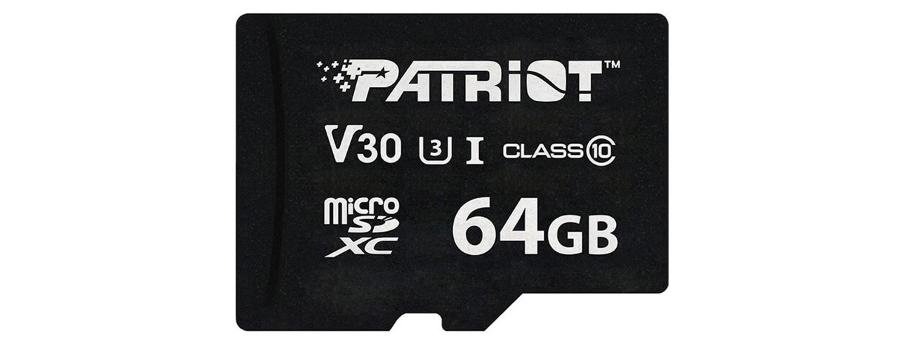 Patriot VX Series 64GB MicroSDXC V30 Class 10 UHS-I U3 4K UHD Memory Card PSF64GVX31MCX - zdjęcie 1