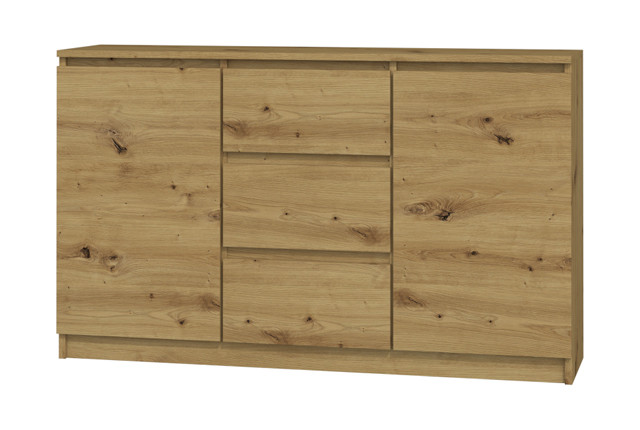 KOMODA 2 DRZWI 3 SZUFLADY ARTISAN - zdjęcie 6