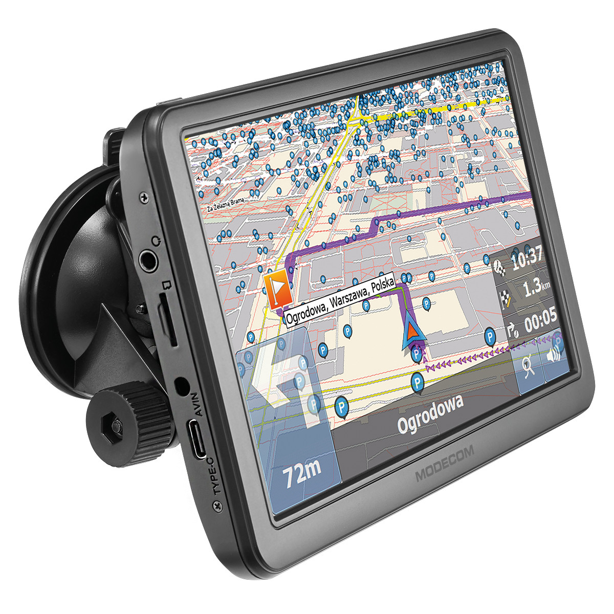 MODECOM NAWIGACJA FREEWAY CX 7.4 + MAPFACTOR EU - zdjęcie 2