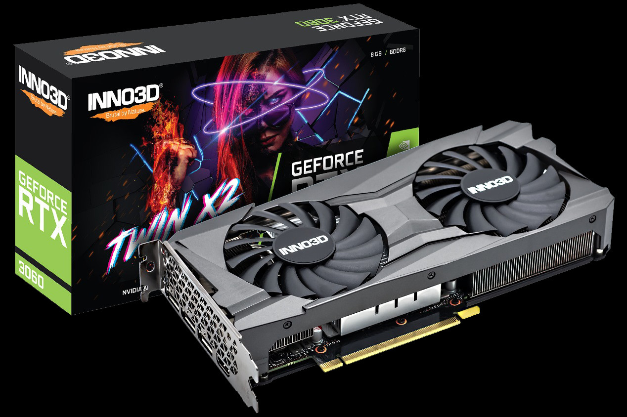 Karta graficzna INNO3D GeForce RTX 3060 TWIN X2 OC 8GB GDDR6 - zdjęcie 5