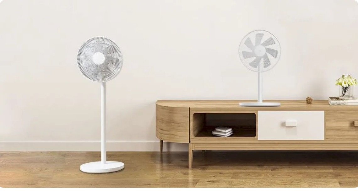 Wentylator podłogowy Xiaomi Mi Smart Standing Fan 2 Lite (1C) biały - zdjęcie 3