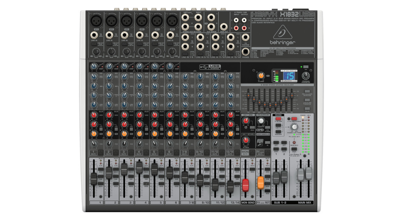 Behringer X1832USB - Mikser audio - zdjęcie 1