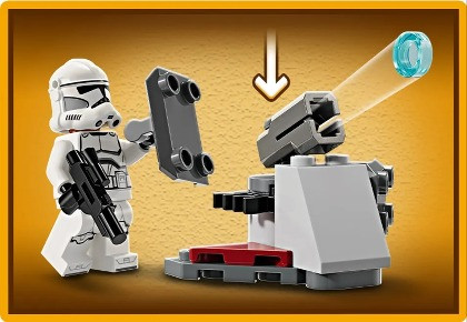 LEGO Star Wars 75372 Zestaw bitewny z żołnierzem armii klonów™ i droidem bojowym™ - zdjęcie 8