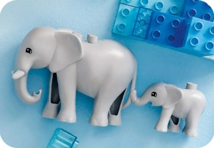LEGO DUPLO TOWN 10446 Rodziny dzikich zwierząt 3w1 - zdjęcie 3