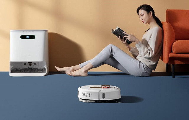 Robot sprzątający z bazą Roidmi EVA (biały) - zdjęcie 2