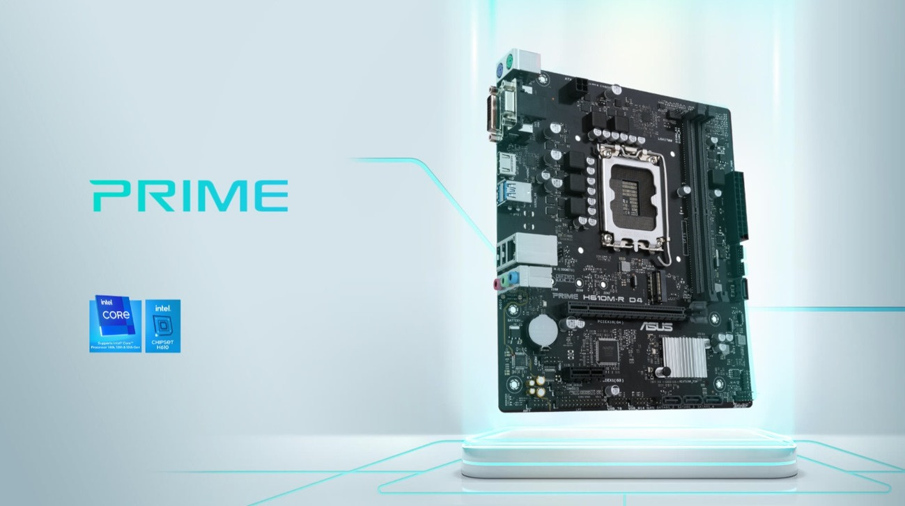 Płyta główna ASUS PRIME H610M-R D4-SI - zdjęcie 1