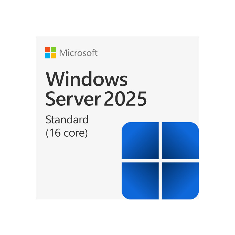 Windows Server Standard 2025 64Bit Eng 1pk 16 Core OEM - zdjęcie 1
