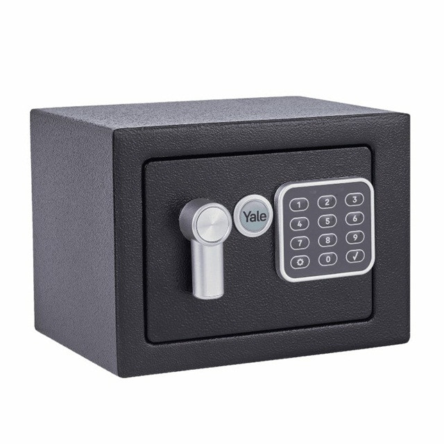 Yale Mini Electronic Safe Black Sejf podstawowy YSV mini czarny - zdjęcie 1