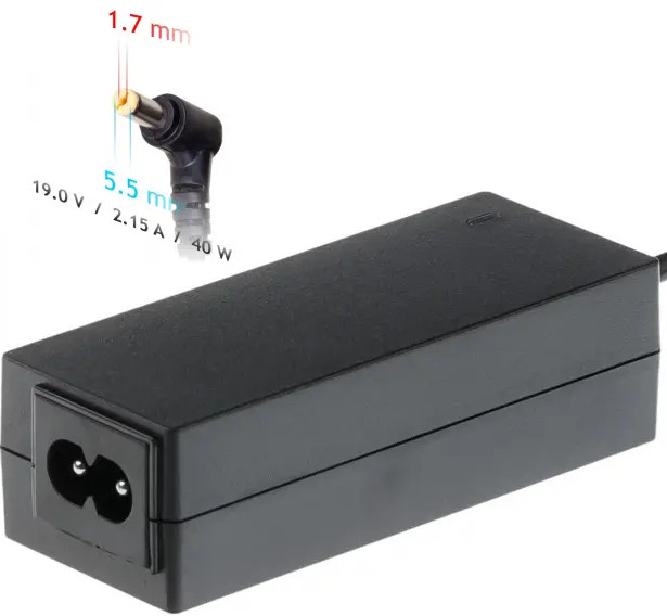 Zasilacz Akyga do notebooka AK-ND-47 (19V 2,15A 40W 5.5*1,7) - zdjęcie 1