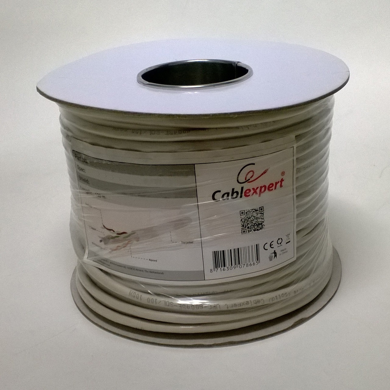Gembird utp kabel drut kat 6 awg24 cca 100m upc-6004se-sol/100 - zdjęcie 1