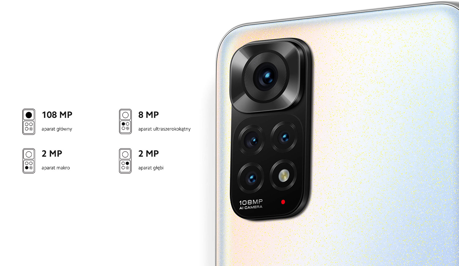Smartfon Xiaomi Redmi Note 11S 6/128GB Niebieski - zdjęcie 4