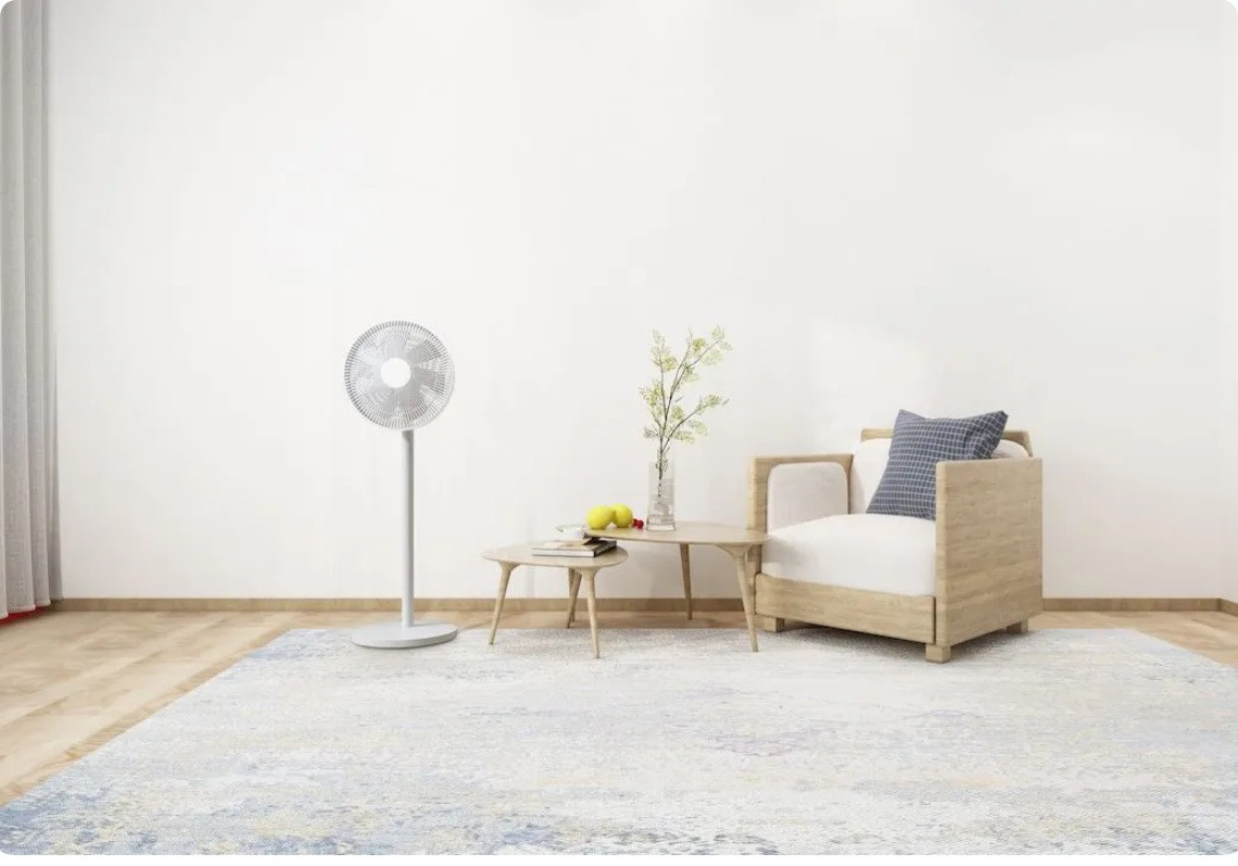 Wentylator podłogowy Xiaomi Mi Smart Standing Fan 2 Lite (1C) biały - zdjęcie 5