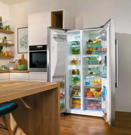 Lodówka GORENJE NRS9EVX Side by Side Dystrybutor Wody Kostkarka No Frost 179,3cm - zdjęcie 1