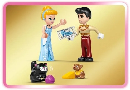 LEGO DISNEY PRINCESS 43275 Zamek Kopciuszka i kareta - zdjęcie 3