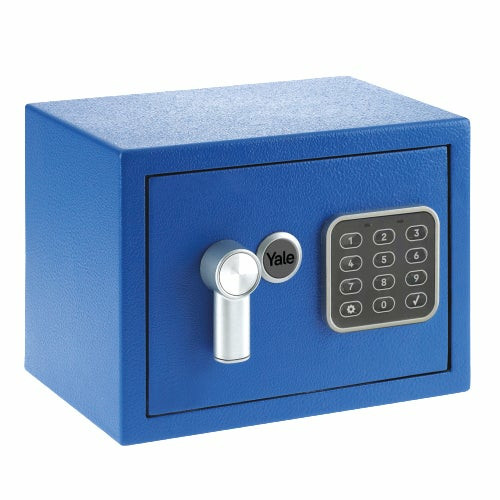 Yale Mini Electronic Safe Blue Sejf podstawowy YSV mini niebieski - zdjęcie 1