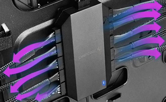 Hub do wentylatorów DeepCool FH-10 (DP-F10PWM-HUB) - zdjęcie 2