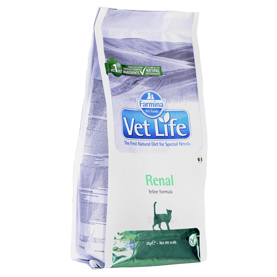 FARMINA Vet Life Renal Feline - sucha karma dla kota - 2kg - zdjęcie 1