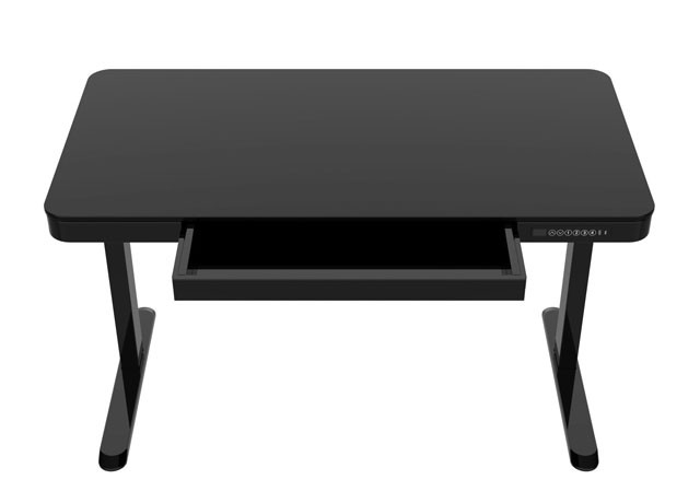 Biurko ACTIVEJET z elektryczną regulacją wysokości 140x70 ET119W-C czarny - zdjęcie 3