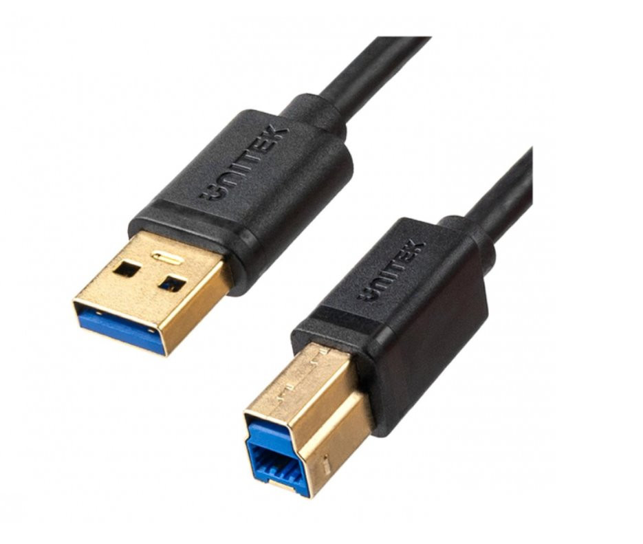 UNITEK KABEL DO DRUKARKI USB-A - USB-B 3.0, 2M - zdjęcie 1