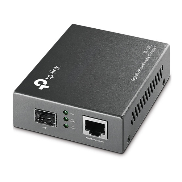 TP-Link MC220L konwerter 1000BaseT (RJ45) - 1000BaseSX/LX/LH (SFP) - zdjęcie 1