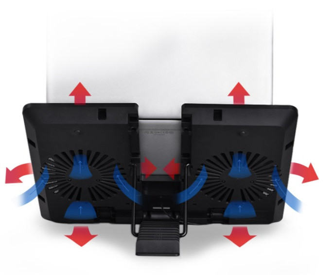 Podkładka chłodząca DeepCool U PAL (DP-N214A5-UPAL) - zdjęcie 2