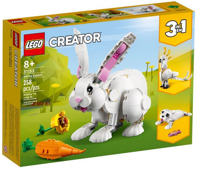LEGO Creator 31133 Biały królik - zdjęcie 1