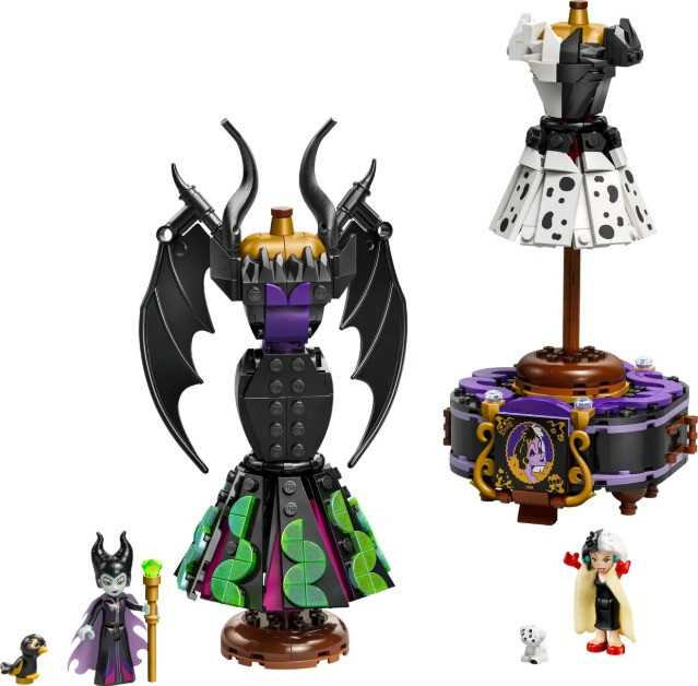 LEGO DISNEY CLASSIC 43262 Suknie Diaboliny i Cruelli de Mon - zdjęcie 2