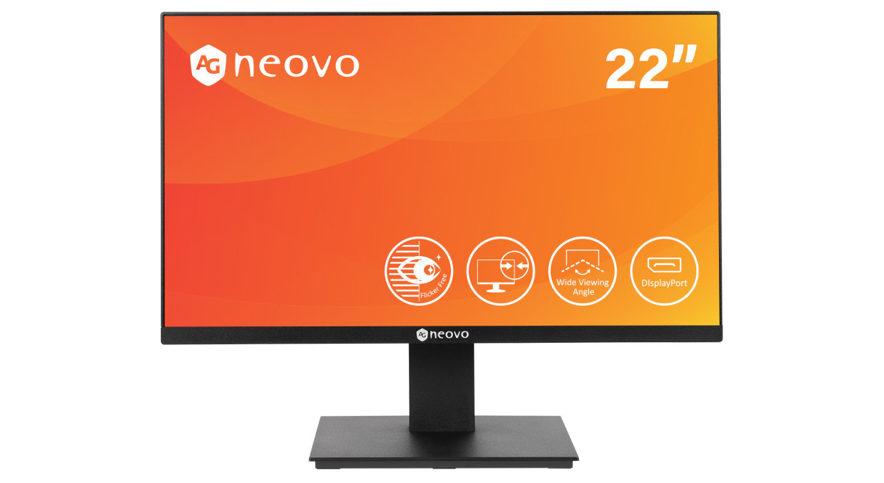 AG NEOVO MONITOR LED LA-2202 BEZ MIGOTANIA, HDMI,DP,VGA - zdjęcie 1