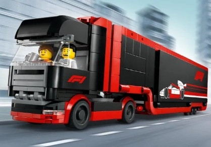 LEGO CITY 60445 F1 Ciężarówka z bolidami RB20 i AMR24 F1 - zdjęcie 3