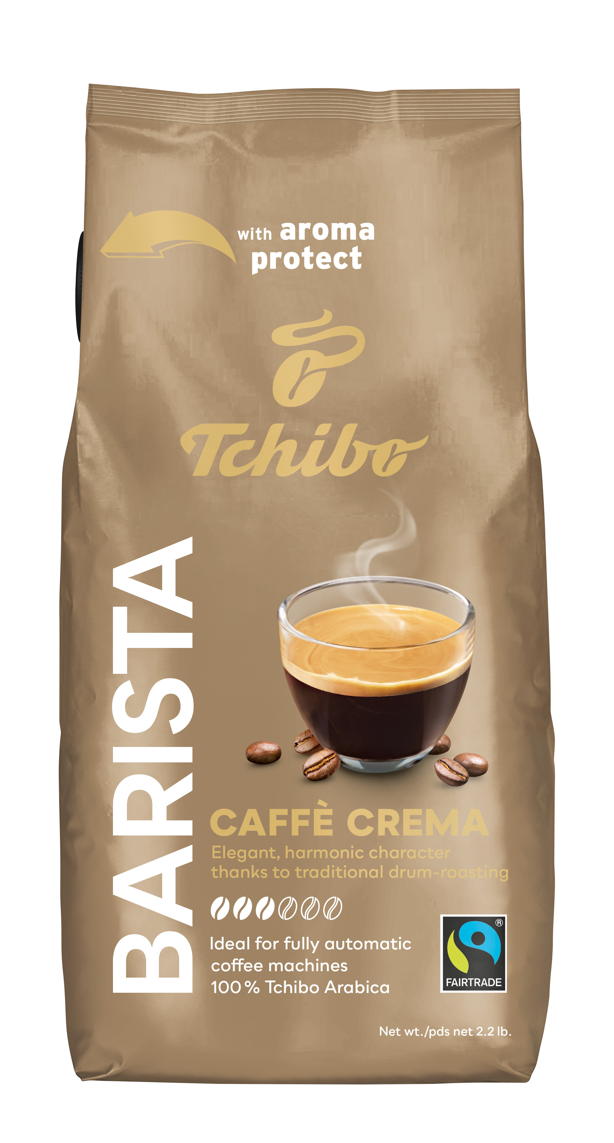 Kawa Tchibo Barista Caffe Crema 1KG ziarnista - zdjęcie 1
