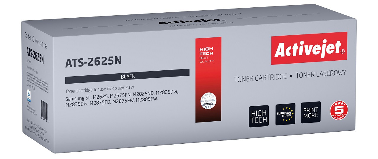 Activejet ATS-2625N Toner (zamiennik Samsung MLT-116L; Supreme; 3 000 stron; czarny) - zdjęcie 6