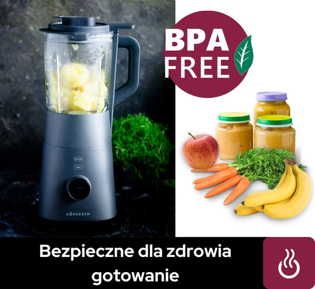 Blender gotujący Kohersen NB800A (antracytowy) - zdjęcie 7
