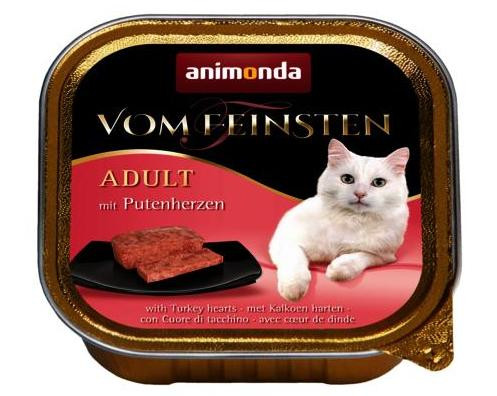 ANIMONDA Vom Feinsten Adult Serca indyka - mokra karma dla kota - 100g - zdjęcie 1