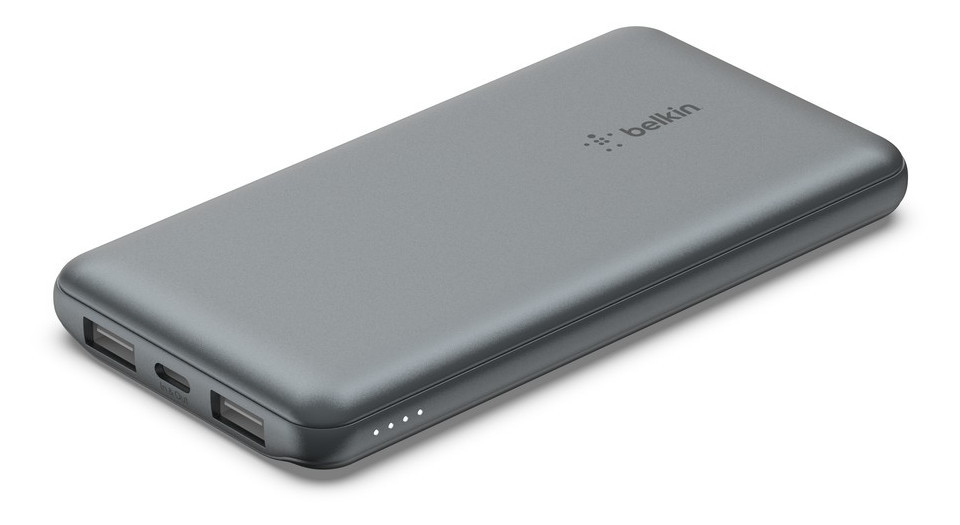 Powerbank Belkin BoostCharge Power Bank 10K 2xUSB-A + 1xUSB-C 10000mAh 15W Grey - zdjęcie 1