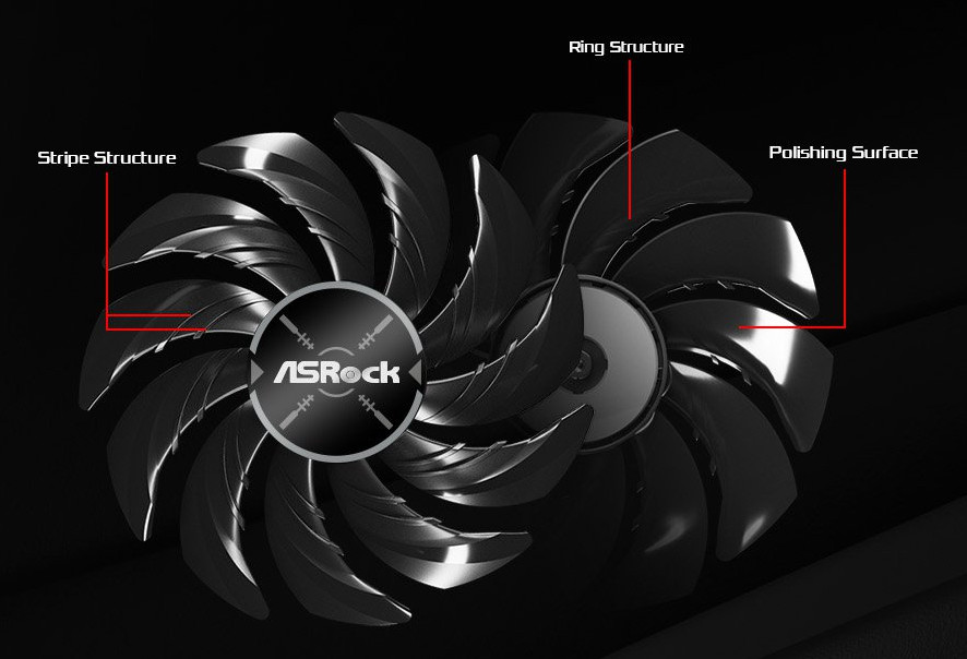 Karta graf. Asrock RX9060XT Challenger 8GB OC - zdjęcie 6