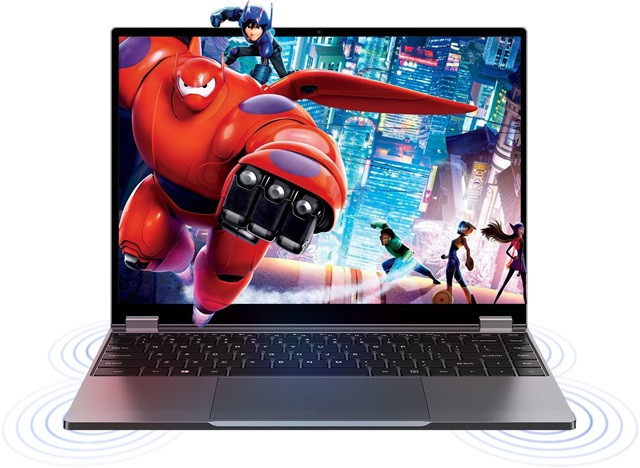 Chuwi FreeBook 2023 Intel i3-1215U 13.5" IPS (2256x1504) Touch x360 12GB SSD512 BT BacklitKeyboard Win11 Space Grey - zdjęcie 13