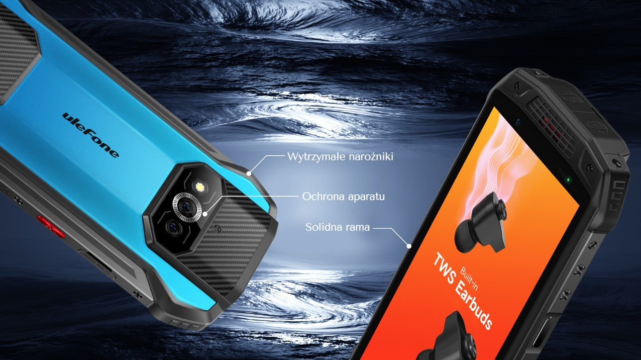 Smartfon Ulefone Armor 15 6/128GB Czarny - zdjęcie 3