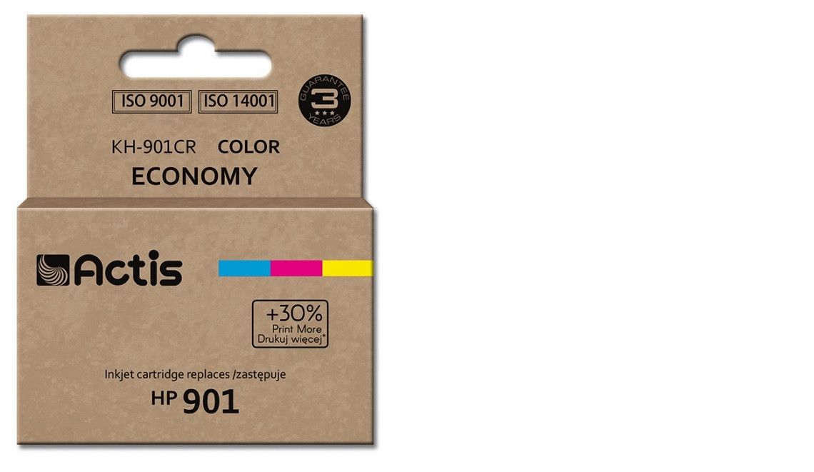 Actis KH-901CR Tusz do drukarki HP, Zamiennik HP 901 CC656AE; Standard; 18 ml; kolor. - zdjęcie 1