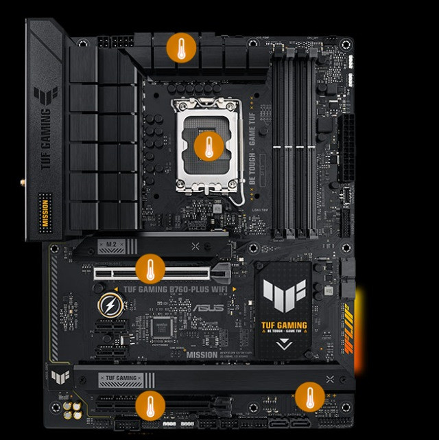 Płyta główna ASUS TUF GAMING B760-PLUS WIFI (90MB1ER0-M1EAY0) - zdjęcie 16