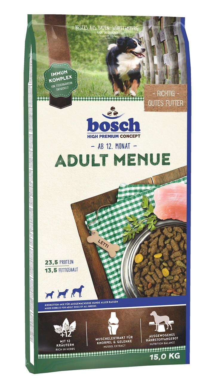 BOSCH Adult Menue - sucha karma dla psa - 15 kg - zdjęcie 1