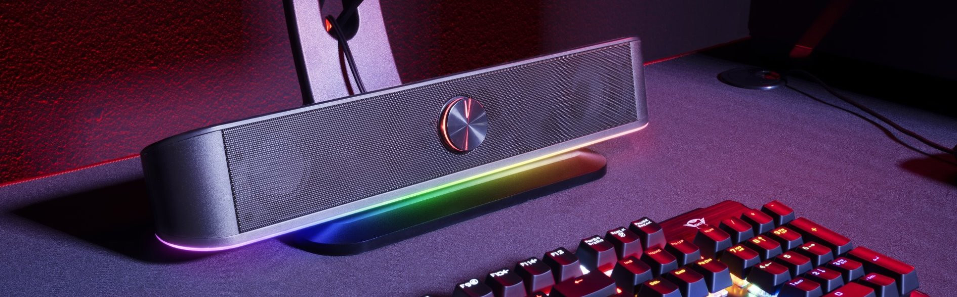 Głośnik TRUST GXT619 THORNE RGB LED SOUNDBAR - zdjęcie 1