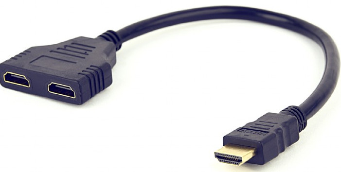 Gembird adapter hdmi (am) - hdmi (af) x2 (splitter dsp-2ph4-04 - zdjęcie 1
